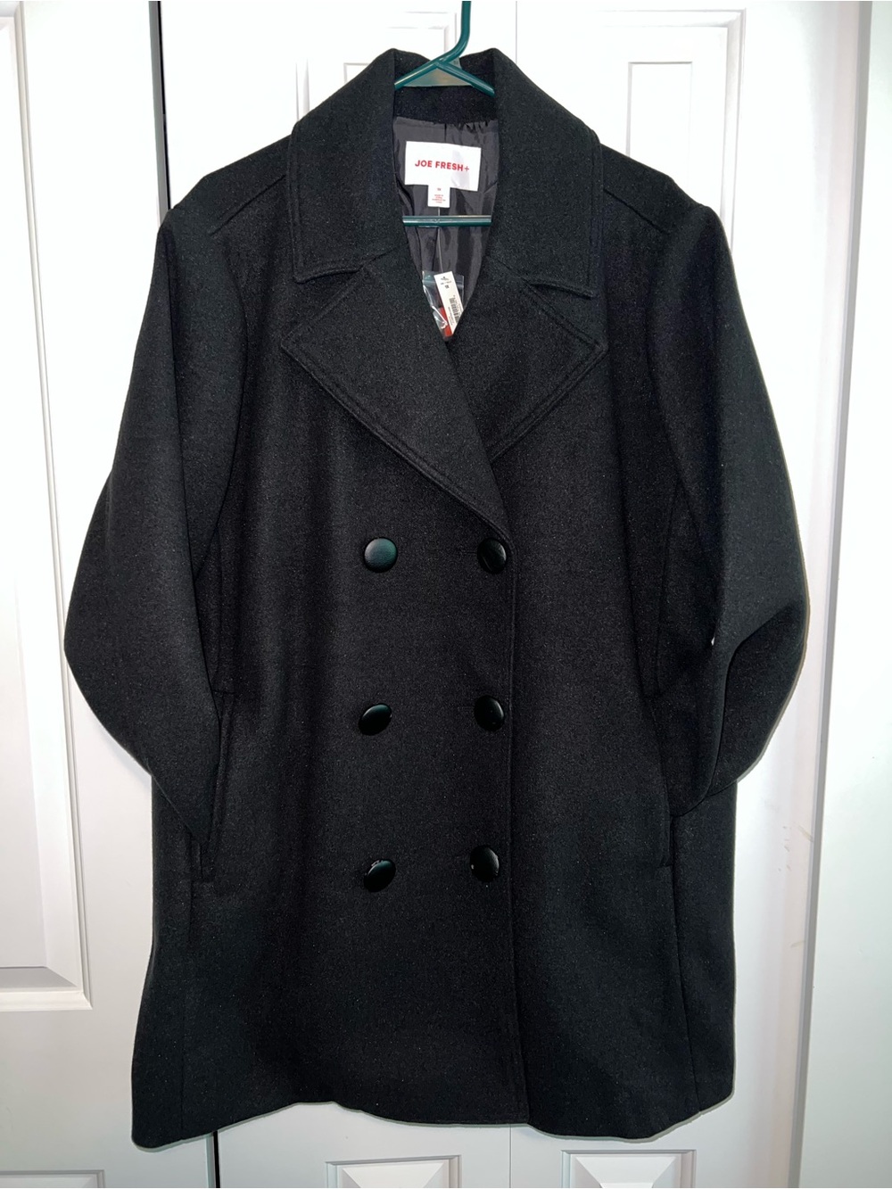 Joe Fresh 1x pea coat